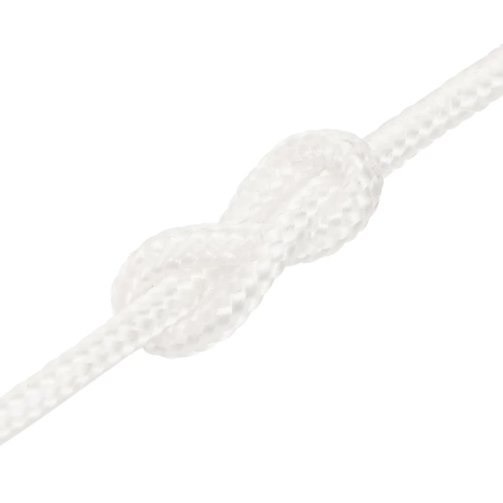 Corda Nautica Completamente Bianca 5 mm 25 m in Polipropilene