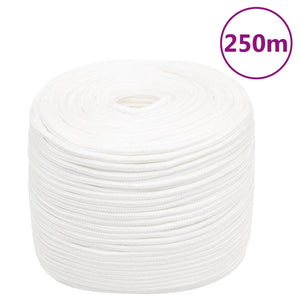 Corda Nautica Completamente Bianca 6 mm 250 m in Polipropilene 152552