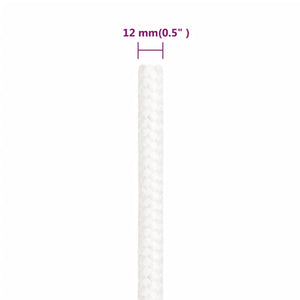 Corda Nautica Completamente Bianca 12 mm 25 m in Polipropilene 152564