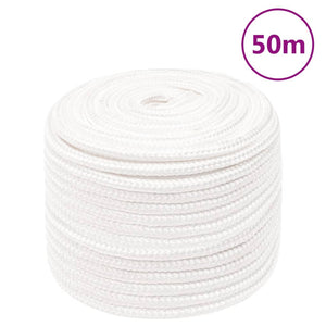 Corda Nautica Completamente Bianca 12 mm 50 m in Polipropilene 152565