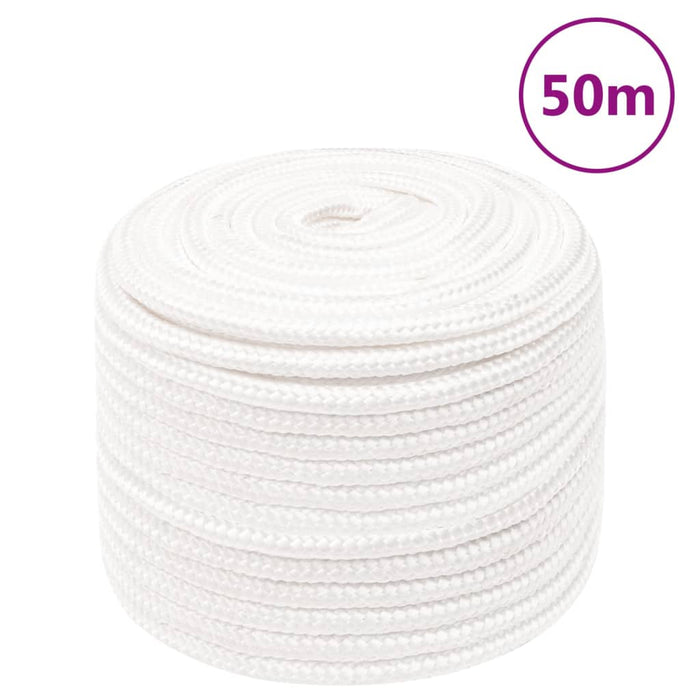 Corda Nautica Completamente Bianca 12 mm 50 m in Polipropilene 152565