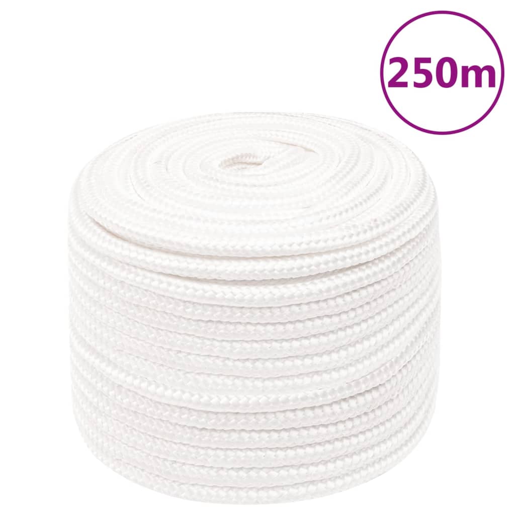 Corda Nautica Completamente Bianca 12 mm 250 m in Polipropilene