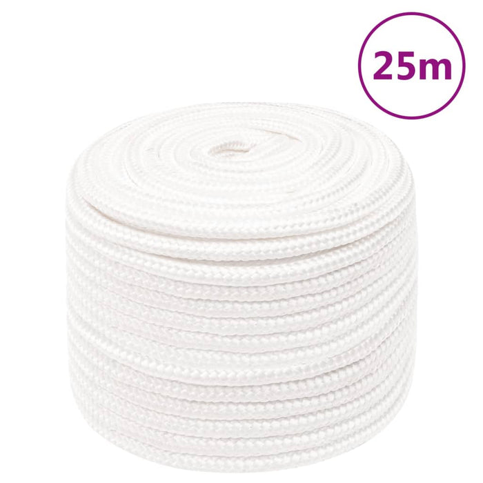 Corda Nautica Completamente Bianca 14 mm 25 m in Polipropilene