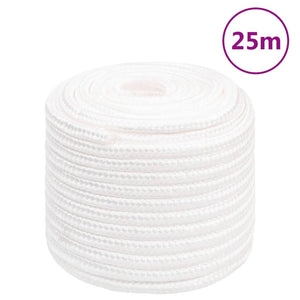 Corda Nautica Completamente Bianca 16 mm 25 m in Polipropilene