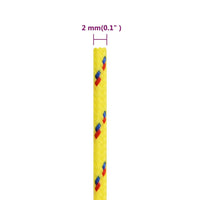 Corda da Lavoro Gialla 2 mm 250 m in Polipropilene