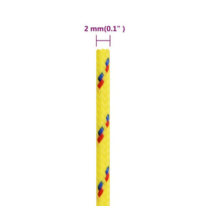 Corda da Lavoro Gialla 2 mm 250 m in Polipropilene