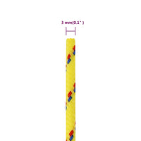 Corda Nautica Gialla 3 mm 25 m in Polipropilene