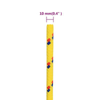 Corda Nautica Gialla 10 mm 50 m in Polipropilene