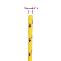 Corda Nautica Gialla 10 mm 500 m in Polipropilene