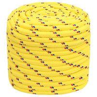 Corda Nautica Gialla 16 mm 25 m in Polipropilene cod mxl 50262