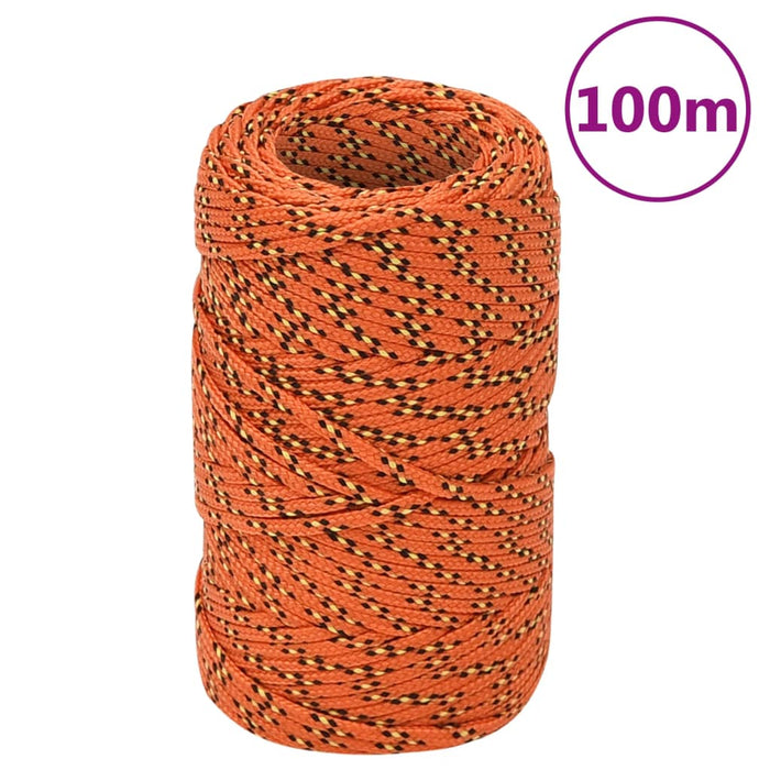 Corda Nautica Arancione 2 mm 100 m in Polipropilene cod mxl 42888