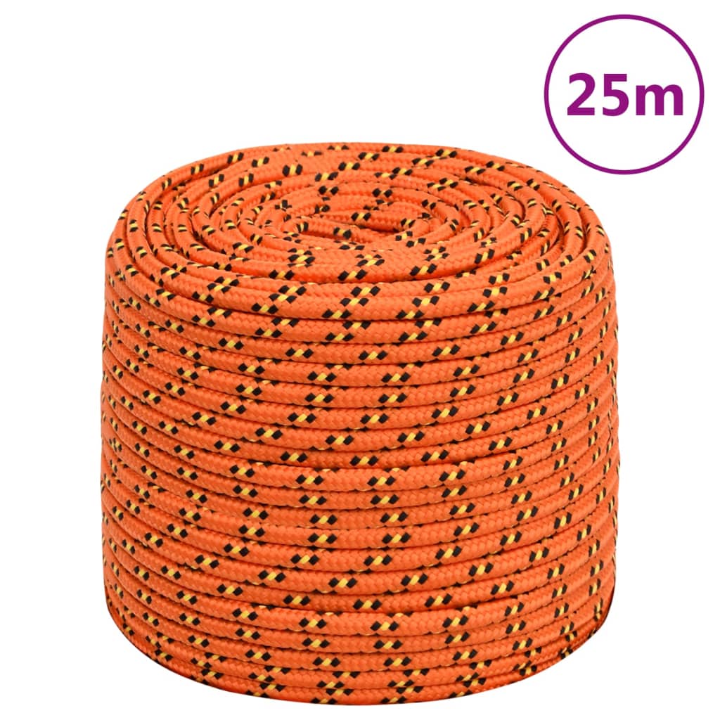 Corda Nautica Arancione 6 mm 25 m in Polipropilene