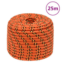 Corda Nautica Arancione 12 mm 25 m in Polipropilene cod mxl 42878