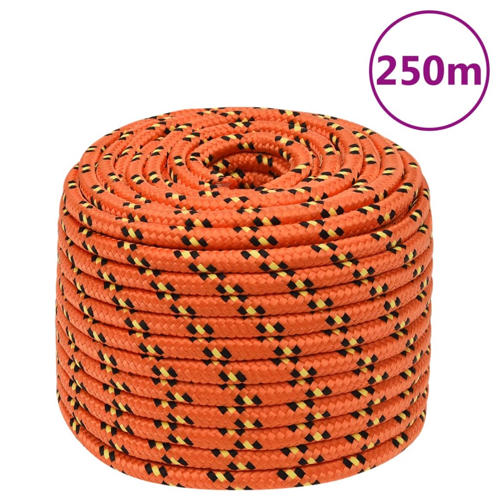 Corda Nautica Arancione 12 mm 250 m in Polipropilene 152673