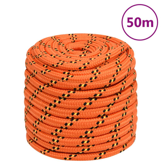 Corda Nautica Arancione 16 mm 50 m in Polipropilene 152679