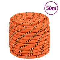 Corda Nautica Arancione 16 mm 50 m in Polipropilene cod mxl 50228