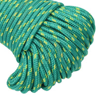 Corda Nautica Verde 3 mm 25 m in Polipropilene cod 12442