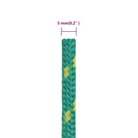 Corda per barca Verde 5 mm 250 m in Polipropilene 152706