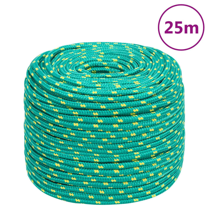 Corda Nautica Verde 6 mm 25 m in Polipropilene