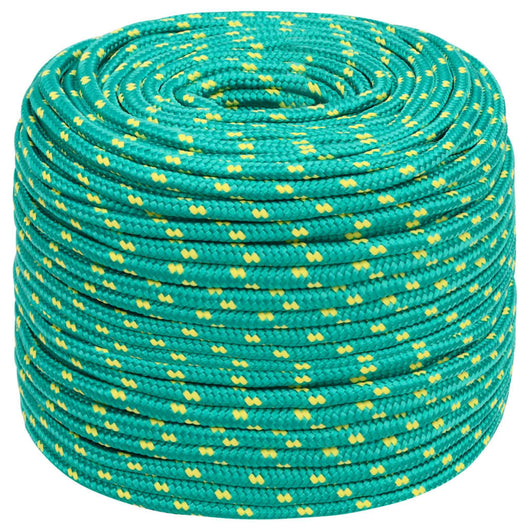 Corda Nautica Verde 6 mm 25 m in Polipropilene