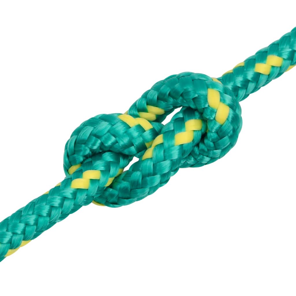 Corda Nautica Verde 6 mm 25 m in Polipropilene