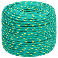 Corda Nautica Verde 6 mm 50 m in Polipropilene