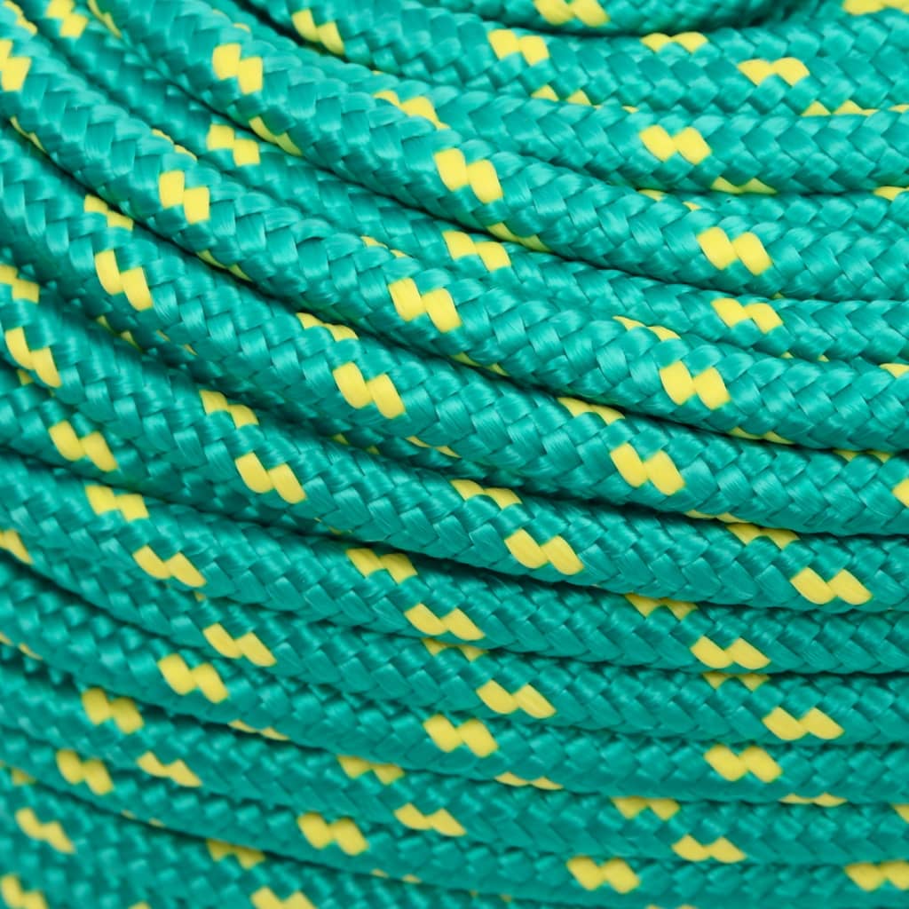 Corda Nautica Verde 6 mm 250 m in Polipropilene cod mxl 54309