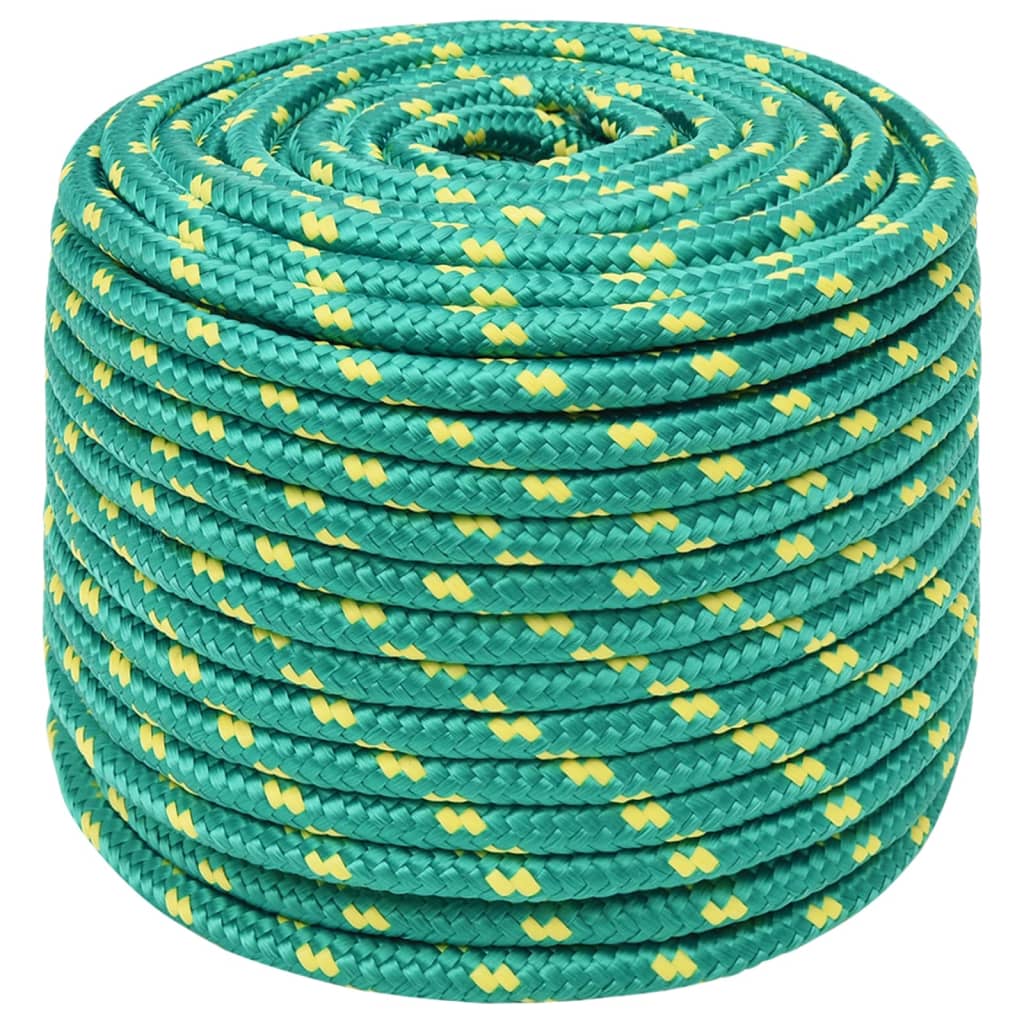 Corda Nautica Verde 12 mm 25 m in Polipropilene cod mxl 42885