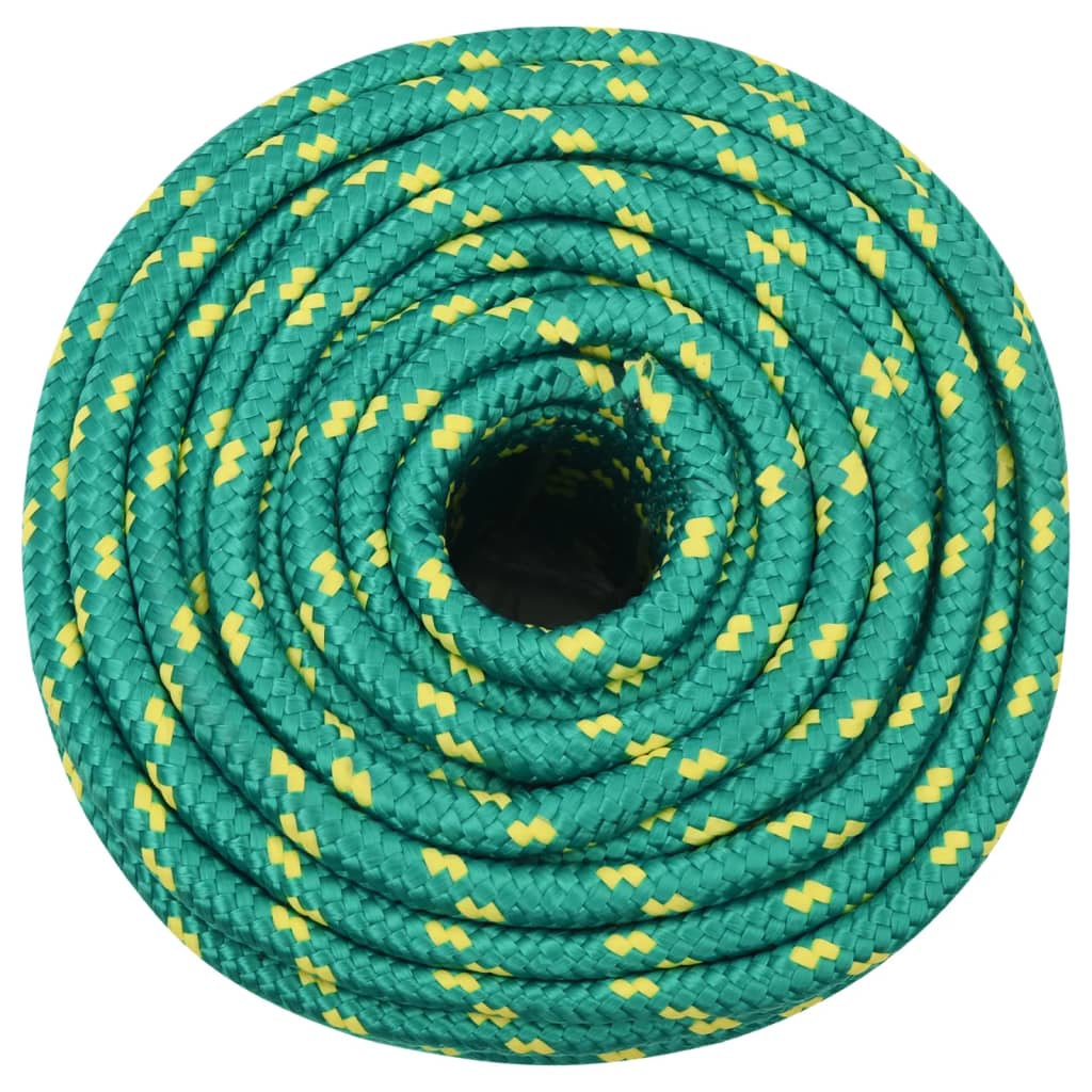 Corda Nautica Verde 12 mm 25 m in Polipropilene cod mxl 42885