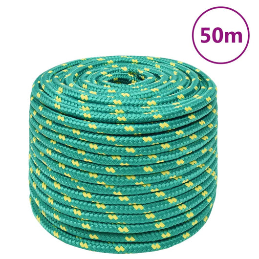 Corda Nautica Verde 12 mm 50 m in Polipropilene cod mxl 47679