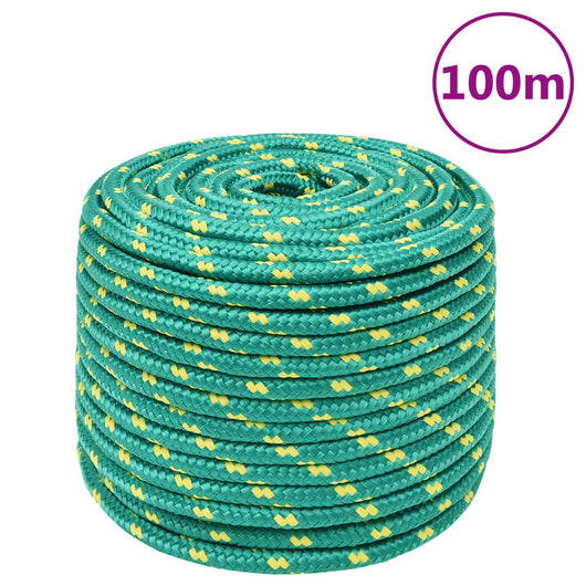 Corda Nautica Verde 12 mm 100 m in Polipropilene