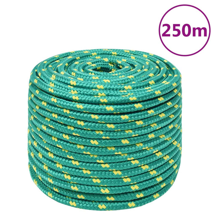 Corda Nautica Verde 12 mm 250 m in Polipropilene