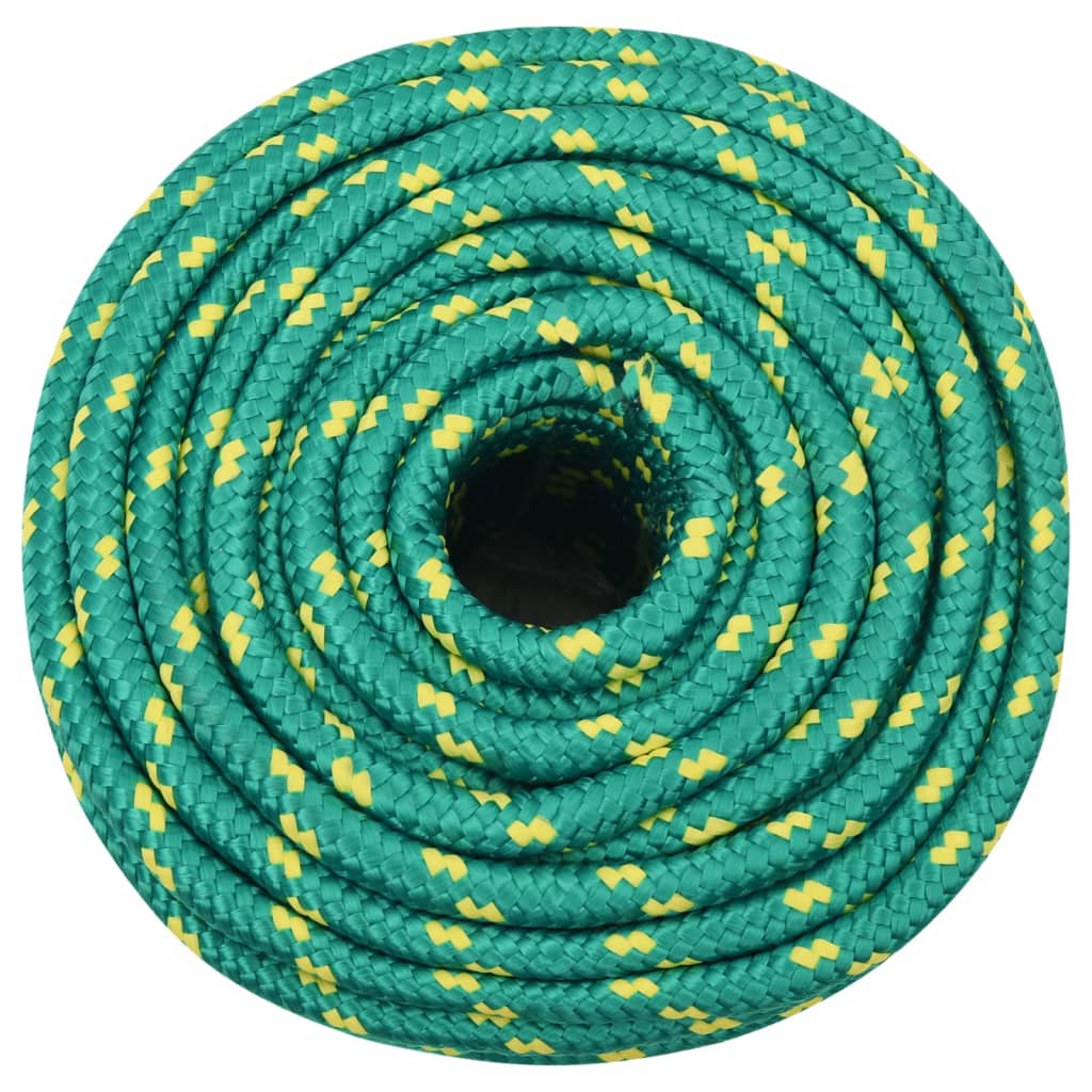 Corda Nautica Verde 14 mm 25 m in Polipropilene cod mxl 47182