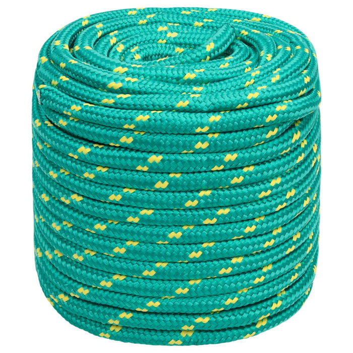 Corda Nautica Verde 16 mm 25 m in Polipropilene cod mxl 53772