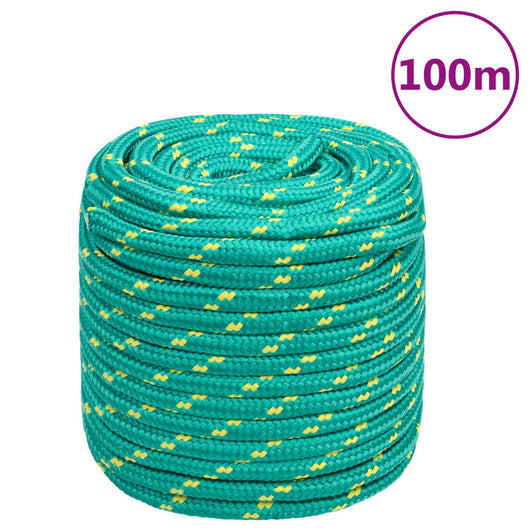 Corda Nautica Verde 16 mm 100 m in Polipropilene cod mxl 47260