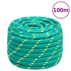 Corda Nautica Verde 20 mm 100 m in Polipropilene