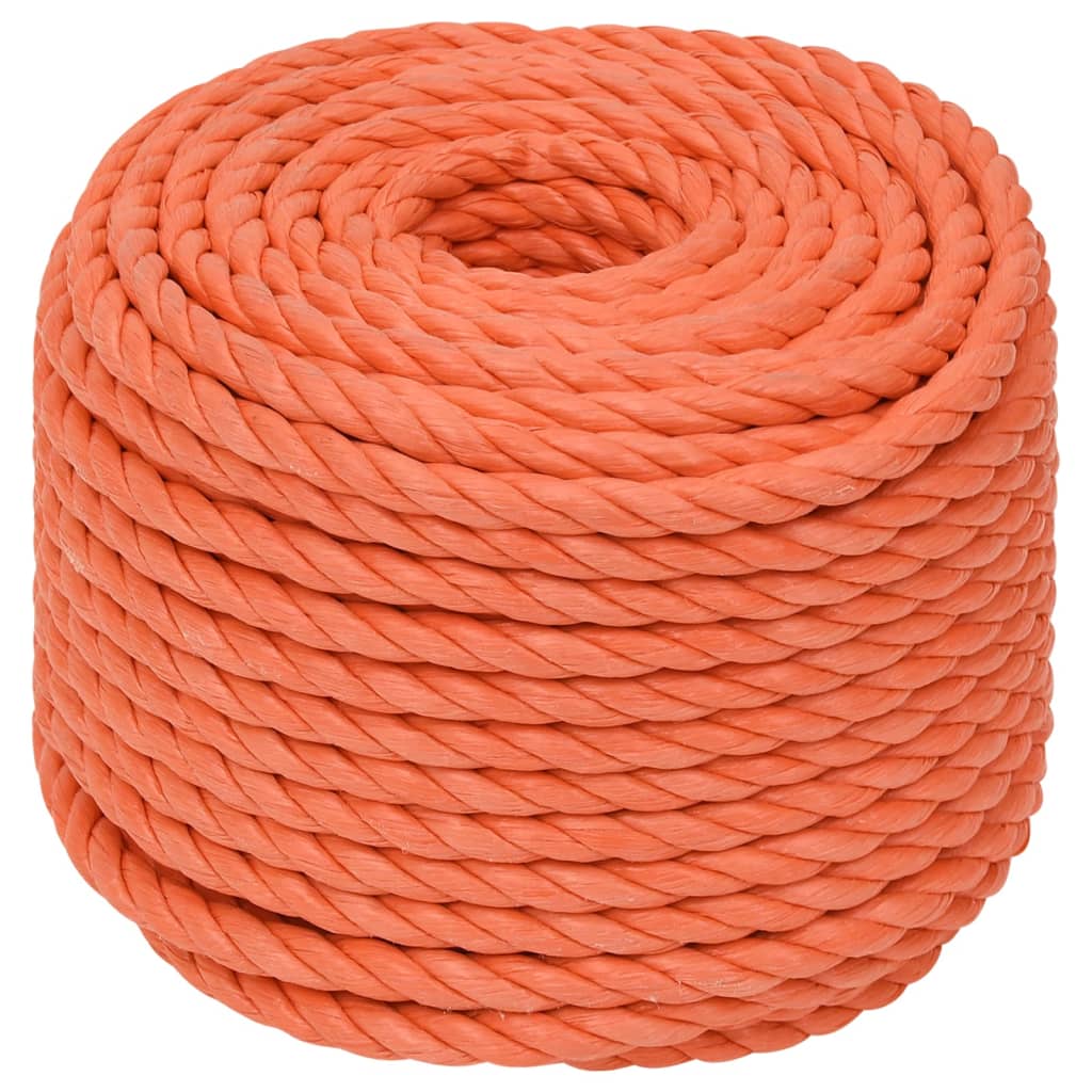 Corda da Lavoro Arancione 10 mm 25 m in Polipropilene cod mxl 48825