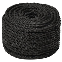 Corda da Lavoro Nera 10 mm 100 m in Polipropilene cod mxl 40559