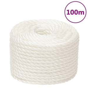 Corda da Lavoro Bianca 12 mm 100 m in Polipropilene cod mxl 52403