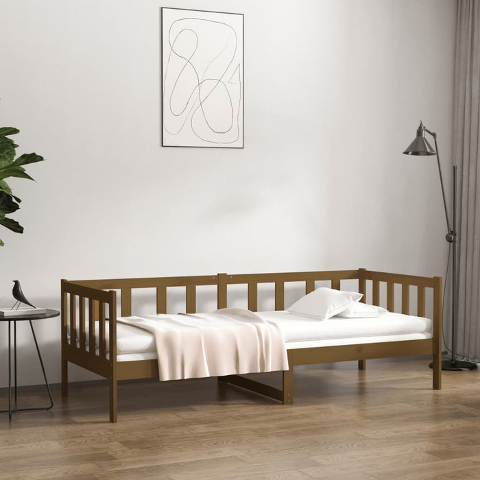 Dormeuse Miele 90x190 cm in Legno Massello di Pino 814647