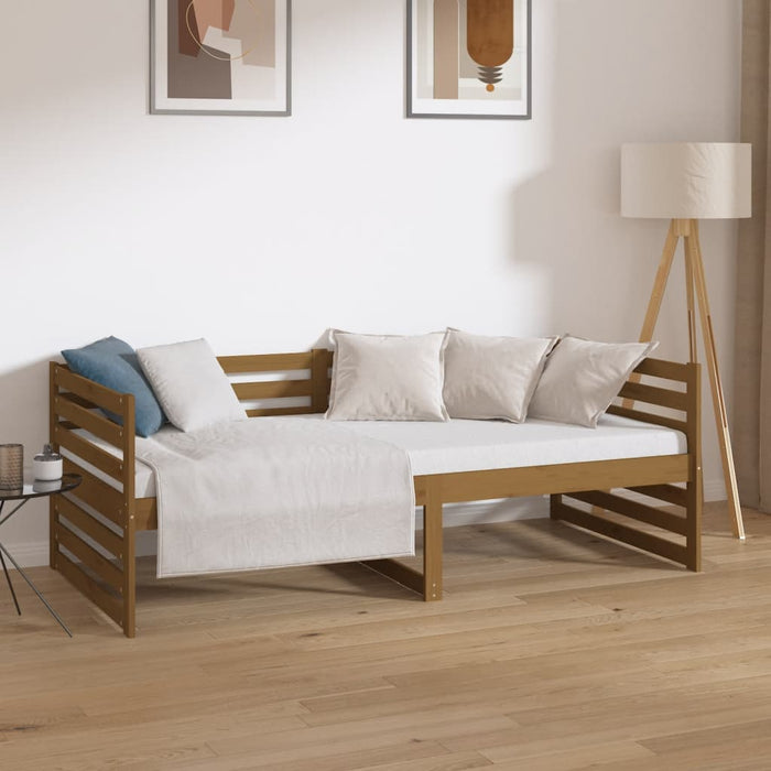 Dormeuse Miele 90x190 cm in Legno Massello di Pino 814652