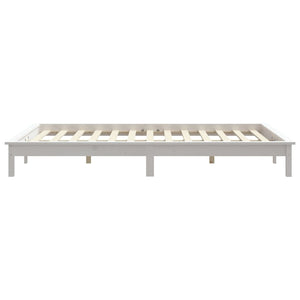 Giroletto Bianco 140x200 cm in Legno Massello di Pino 820542