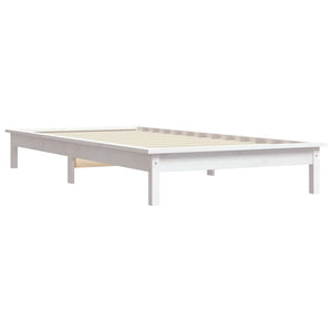 Giroletto Bianco 90x190 cm in Legno Massello di Pino 3FT Single 820572