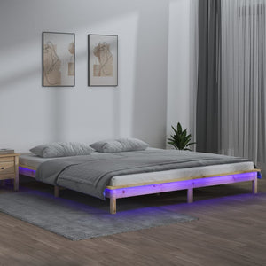 Giroletto con LED 120x190 cm 4FT Small Double in Legno Massello 820641