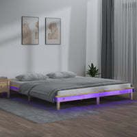 Giroletto con LED 140x190 cm in Legno Massello cod mxl 59173