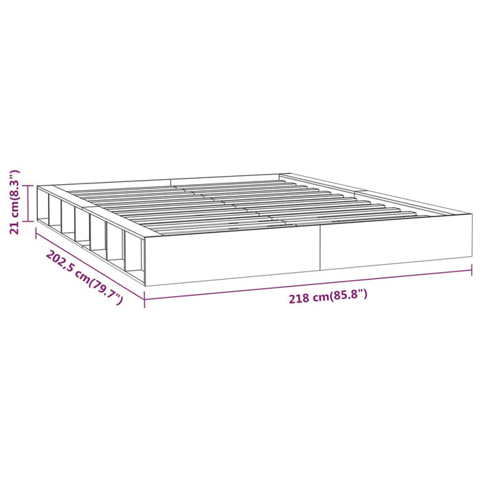 Giroletto 200x200 cm in Legno Massello 820656