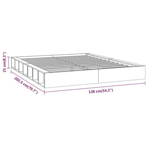 Giroletto 120x200 cm in Legno Massello 820681