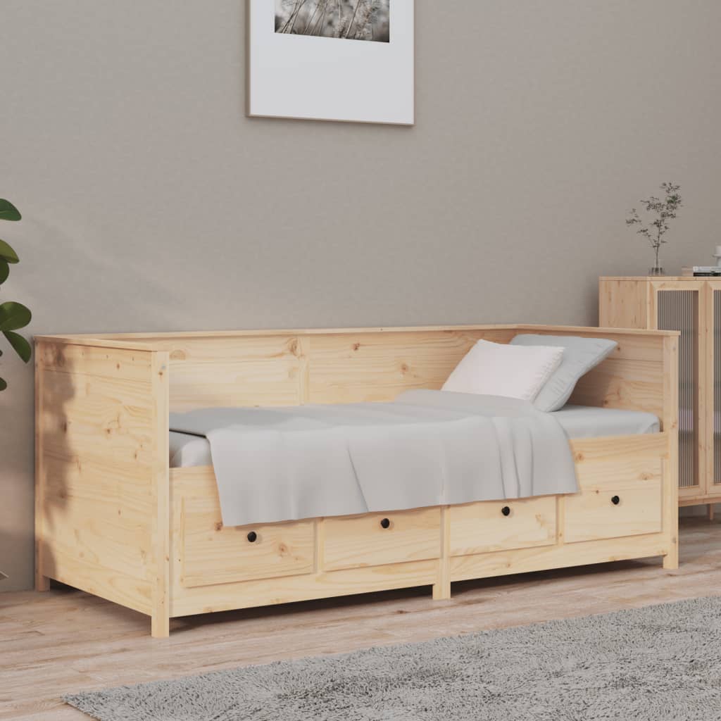 Dormeuse 75x190 cm in Legno Massello di Pino cod mxl 64552