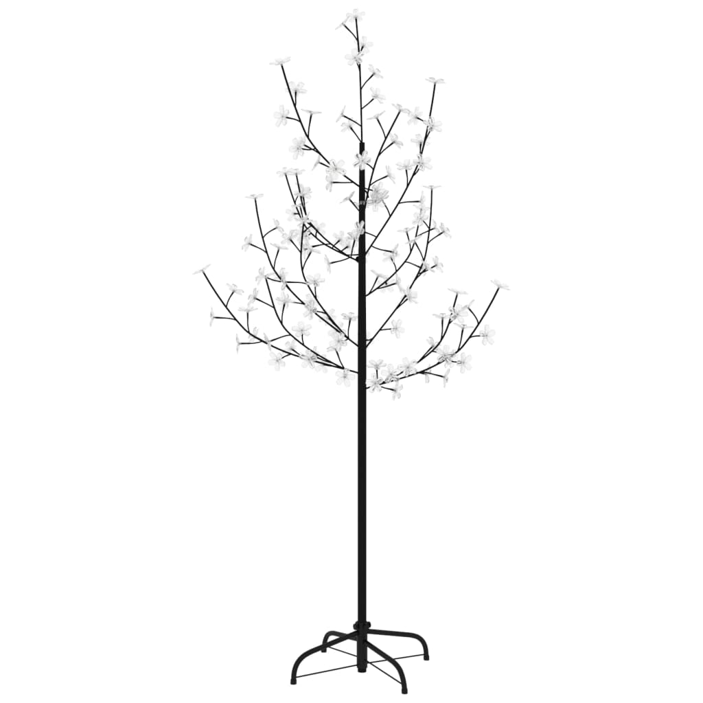 Albero di Ciliegio con 84 LED Bianco Caldo 120 cm cod mxl 12057