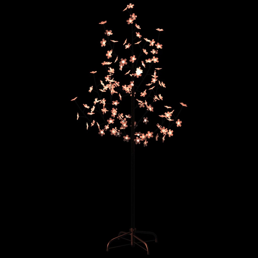 Albero di Ciliegio con 84 LED Bianco Caldo 120 cm cod mxl 12057